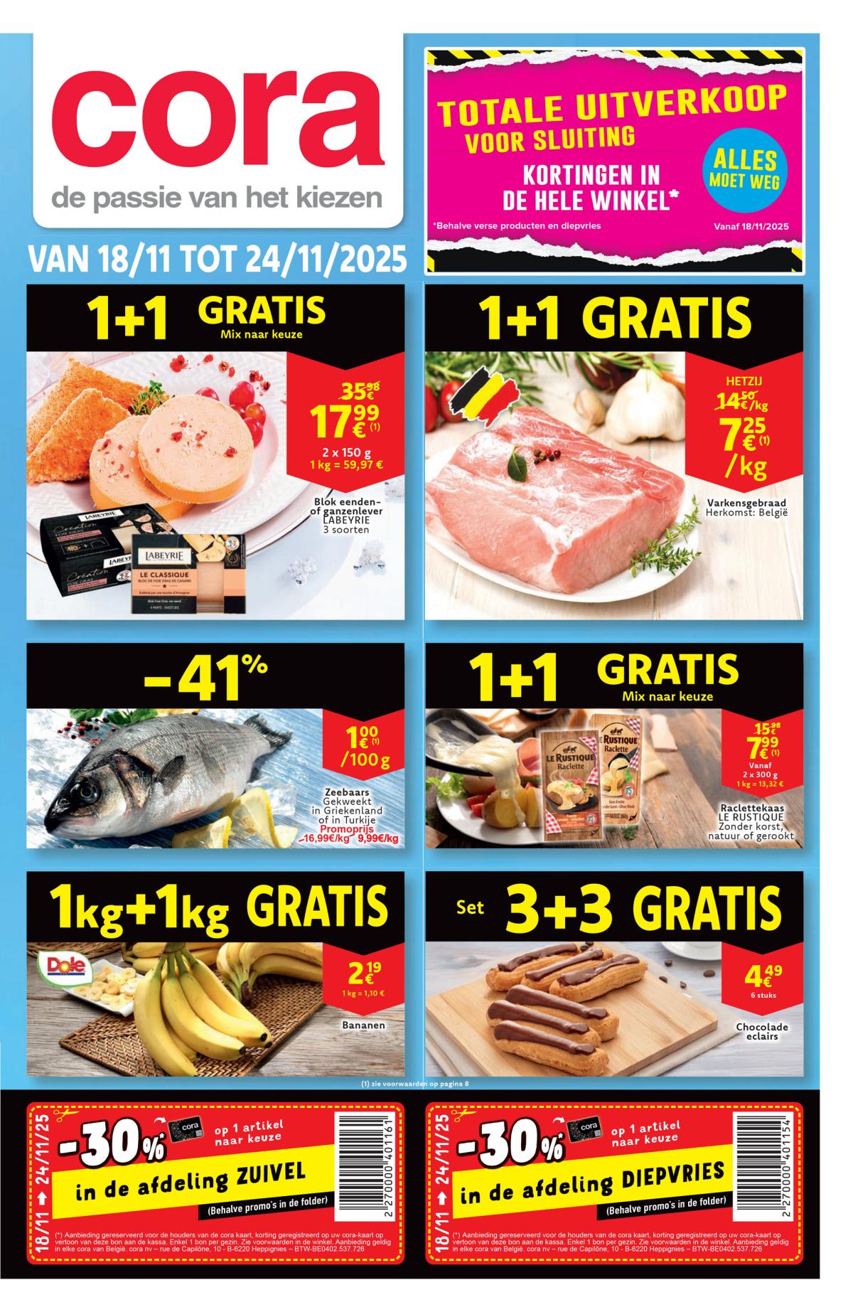 De Cora folder geldig vanaf 18/11 t/m 24/11
