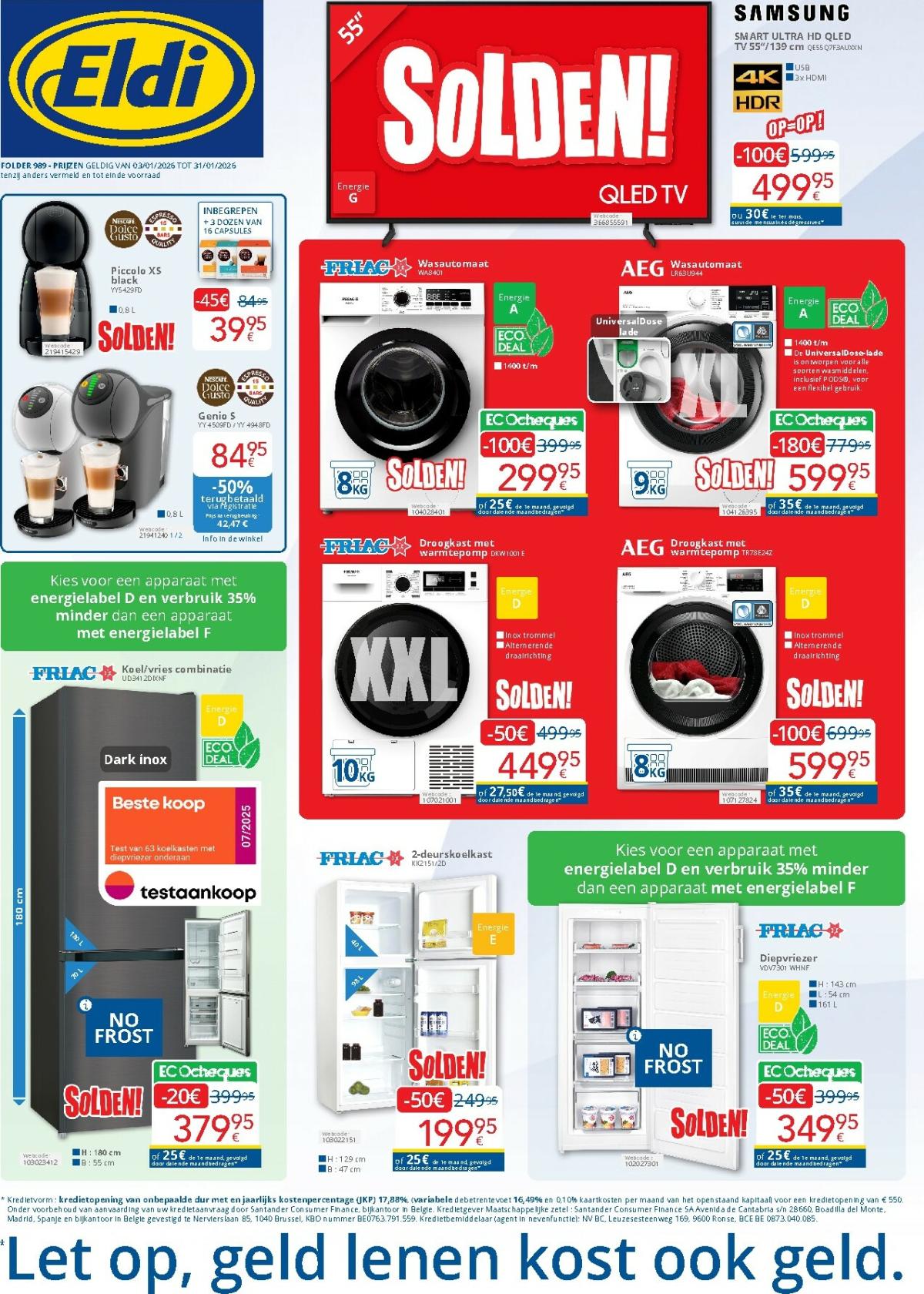 De Eldi folder geldig vanaf 03/01 t/m 31/01