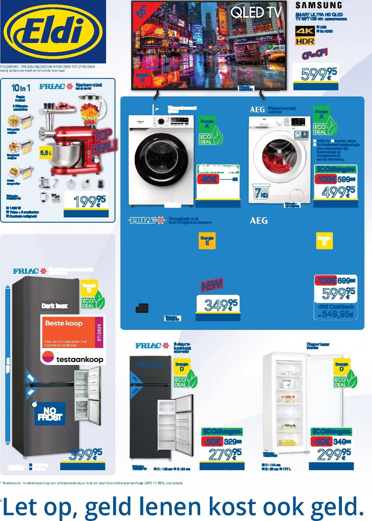 De Eldi folder geldig vanaf 01/03/2026 t/m 31/03/2026