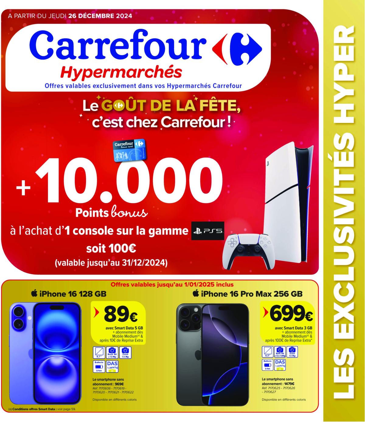 Carrefour Hypermarchés folder geldig vanaf 26/12 - 01/01