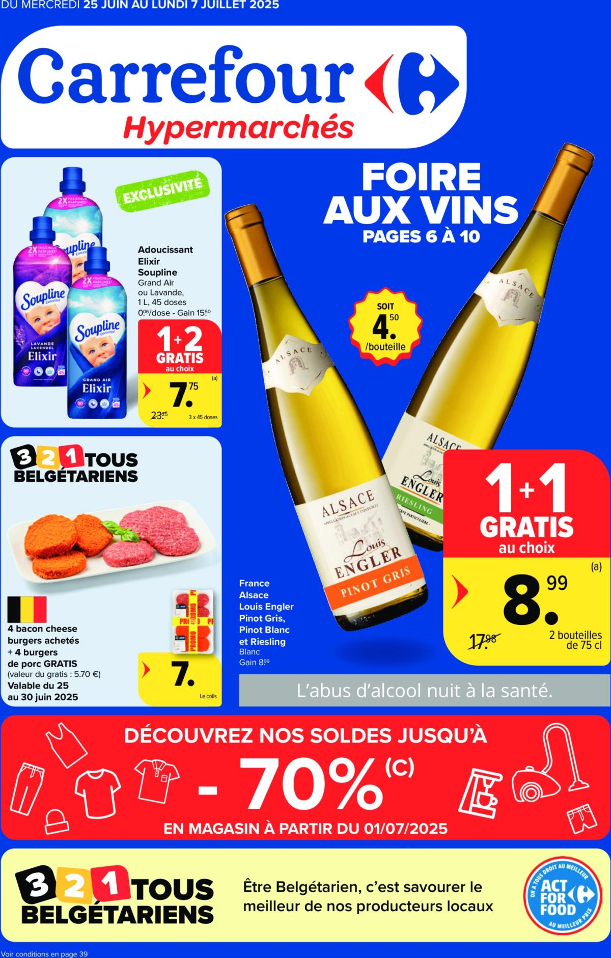 Carrefour Hypermarchés folder geldig vanaf 25/06 - 07/07