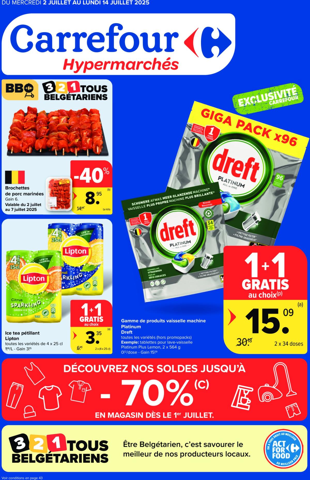 Carrefour Hypermarchés folder geldig vanaf 02/07 - 14/07