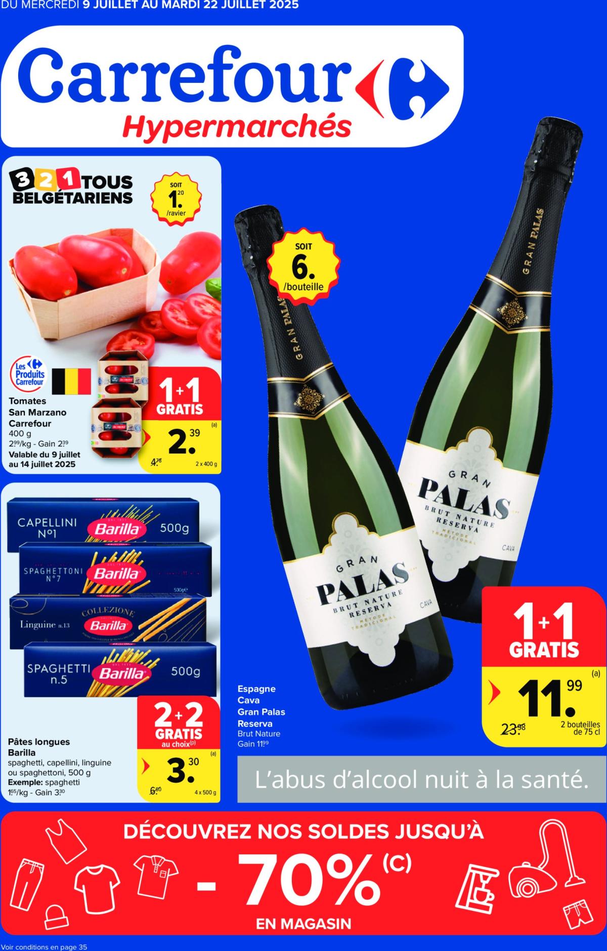 Carrefour Hypermarchés folder geldig vanaf 09/07 - 22/07