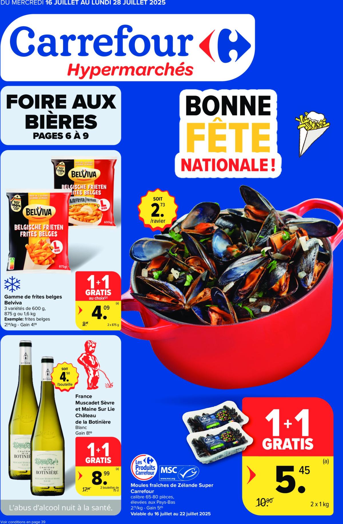 Carrefour Hypermarchés folder geldig vanaf 16/07 - 28/07