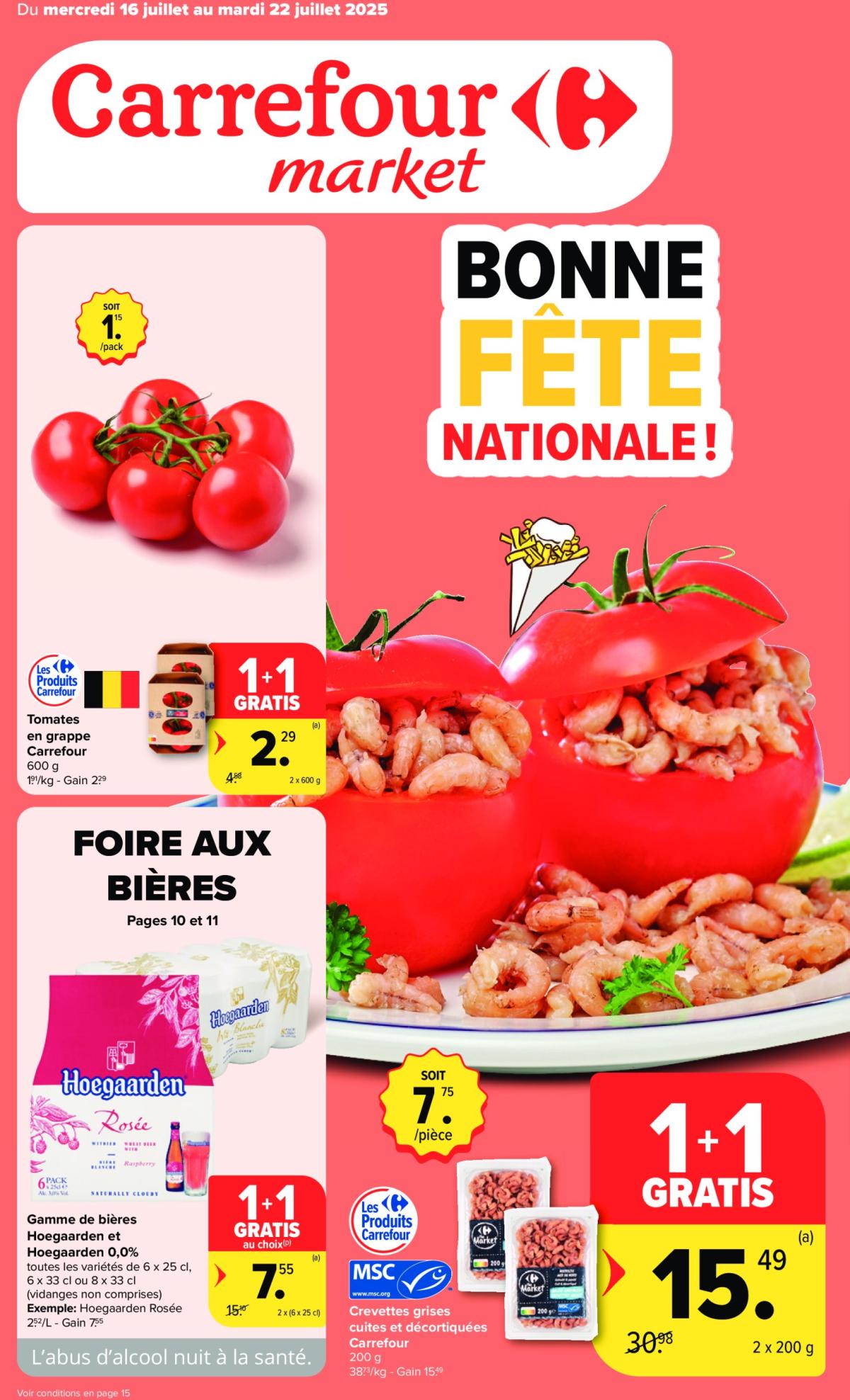 Carrefour Market folder geldig vanaf 16/07 - 22/07