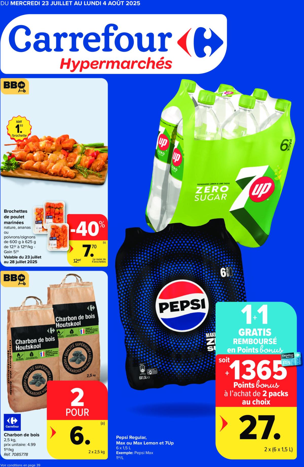 Carrefour Hypermarchés folder geldig vanaf 23/07 - 04/08