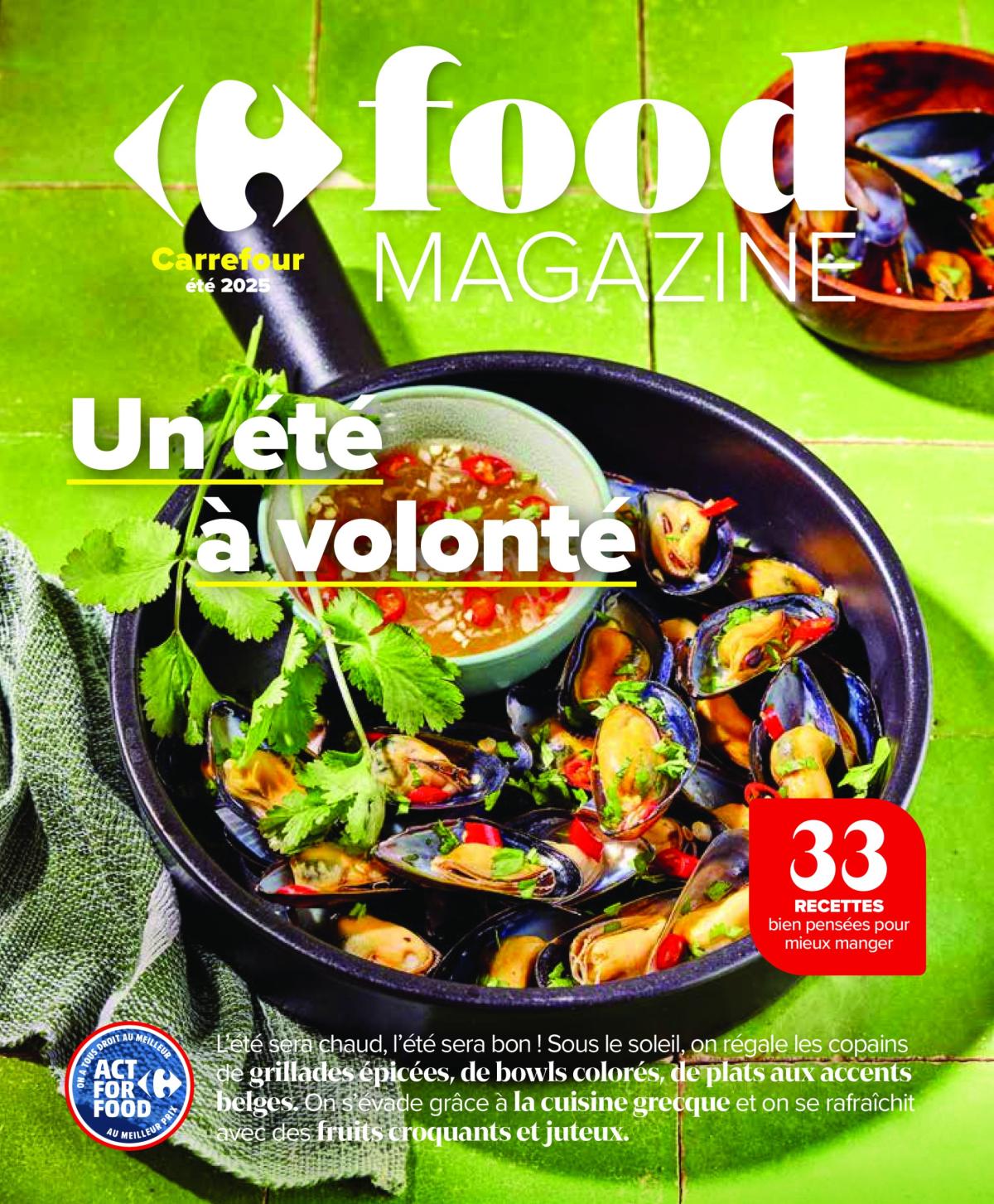 Carrefour - Un été à volonté folder geldig vanaf 17/07 - 28/08