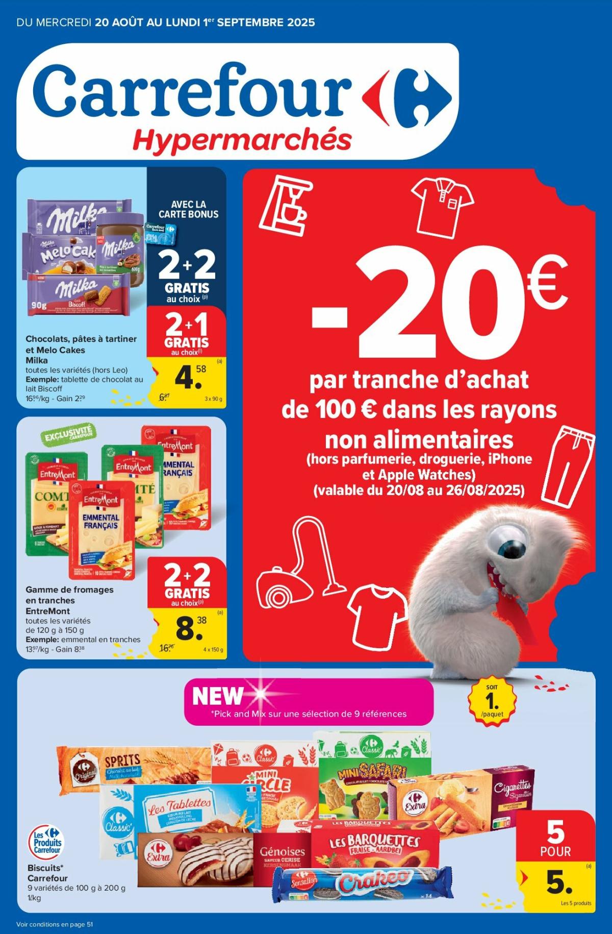 Carrefour Hypermarchés folder geldig vanaf 20/08 - 01/09