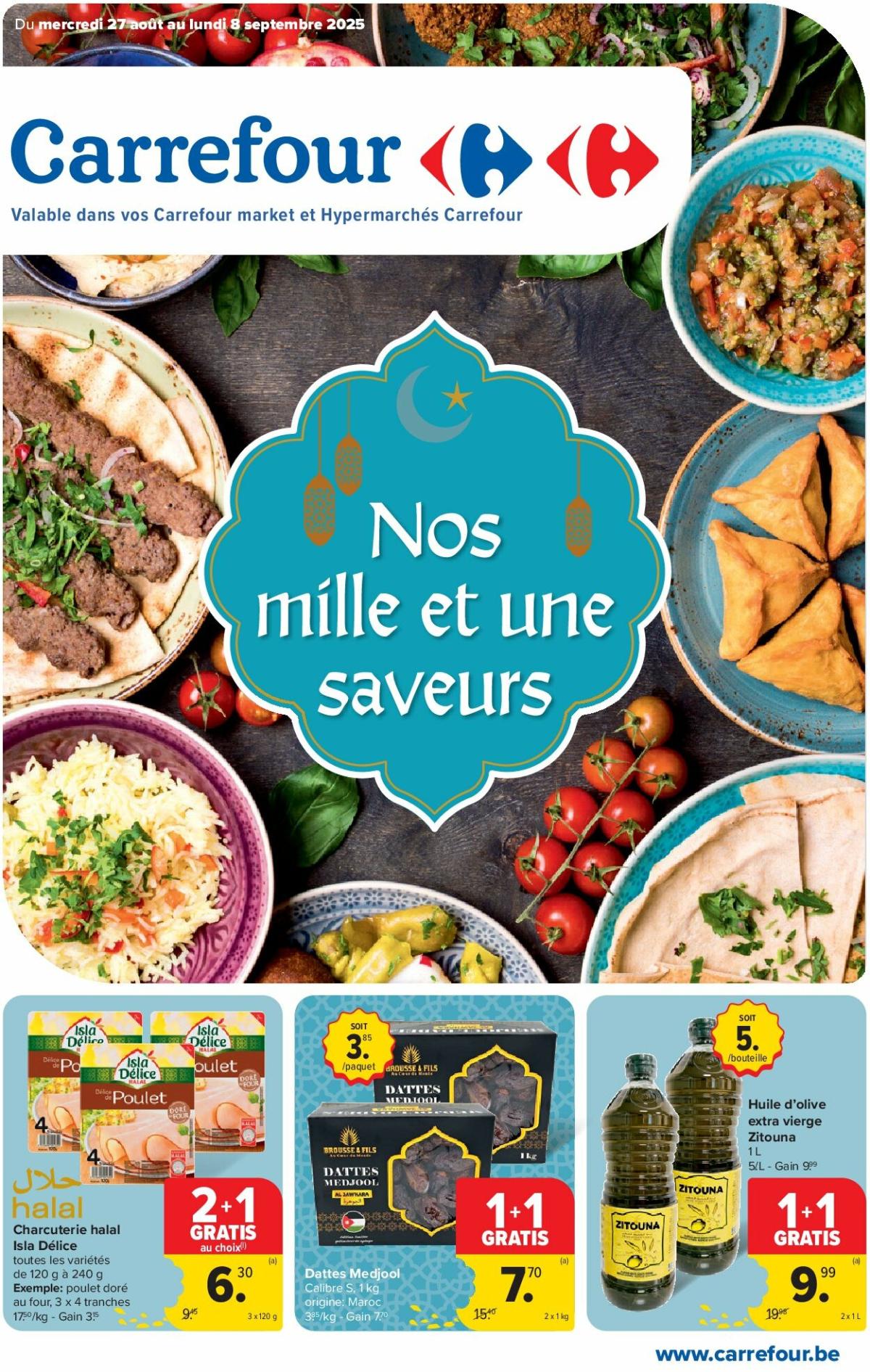 Carrefour - Spécial Halal folder geldig vanaf 27/08 - 08/09