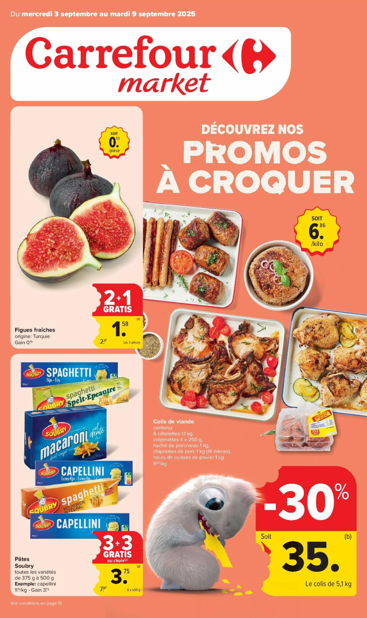 Carrefour Market folder geldig vanaf 03/09 - 09/09