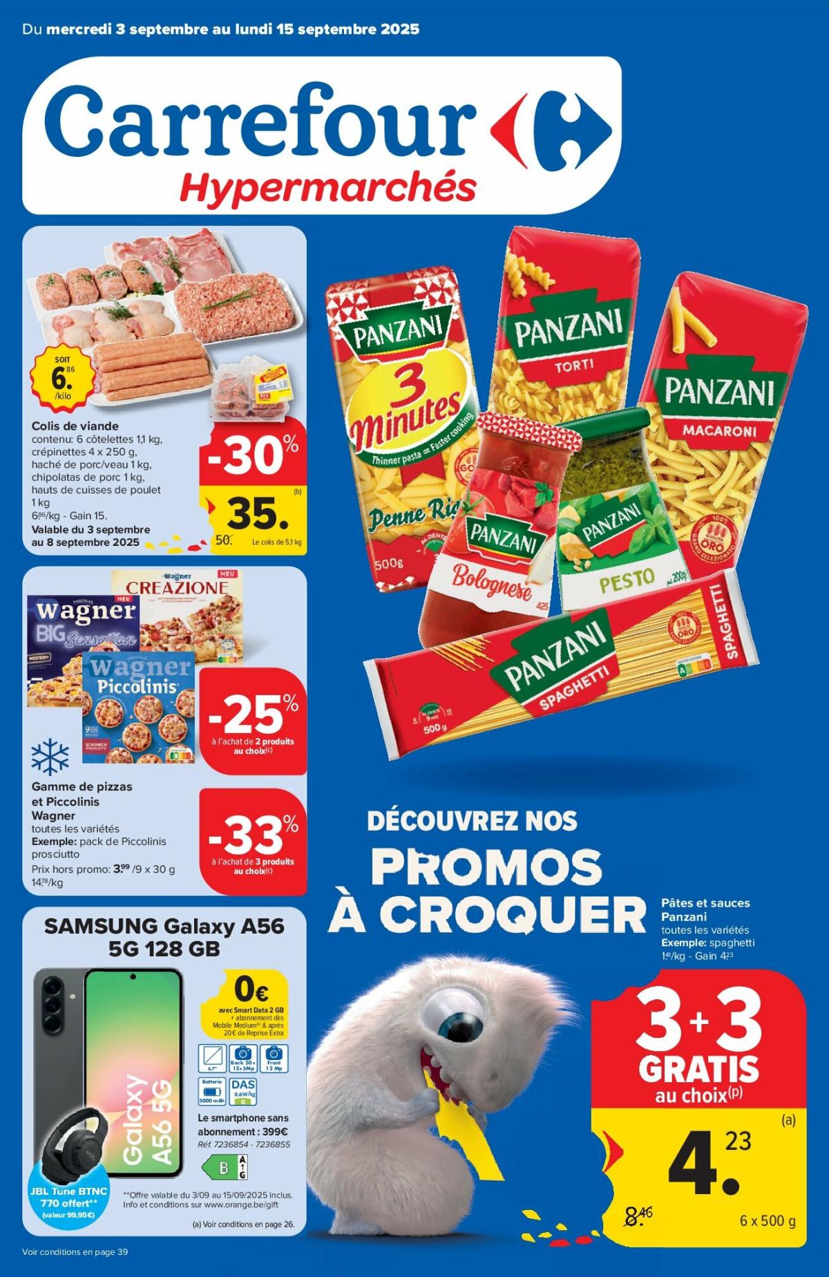 Carrefour Hypermarchés folder geldig vanaf 03/09 - 15/09