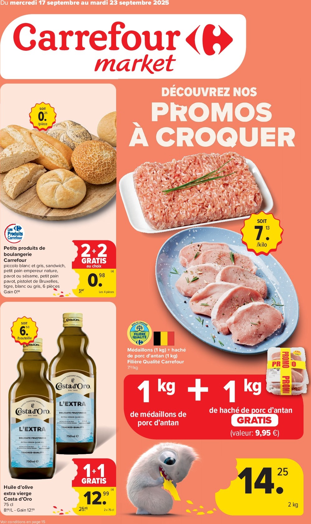 Carrefour Market folder geldig vanaf 17/09 - 23/09