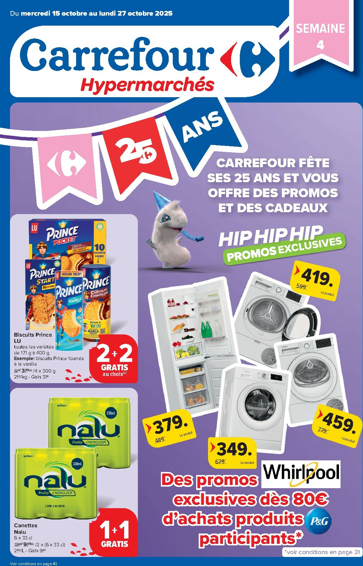 Carrefour Hypermarchés folder geldig vanaf 15/10 - 27/10