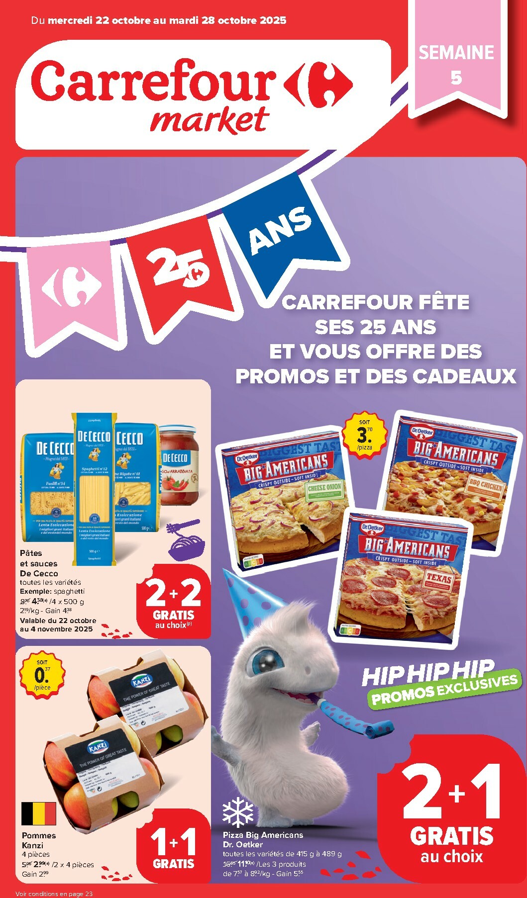 De Carrefour Market folder geldig vanaf 22/10 t/m 28/10