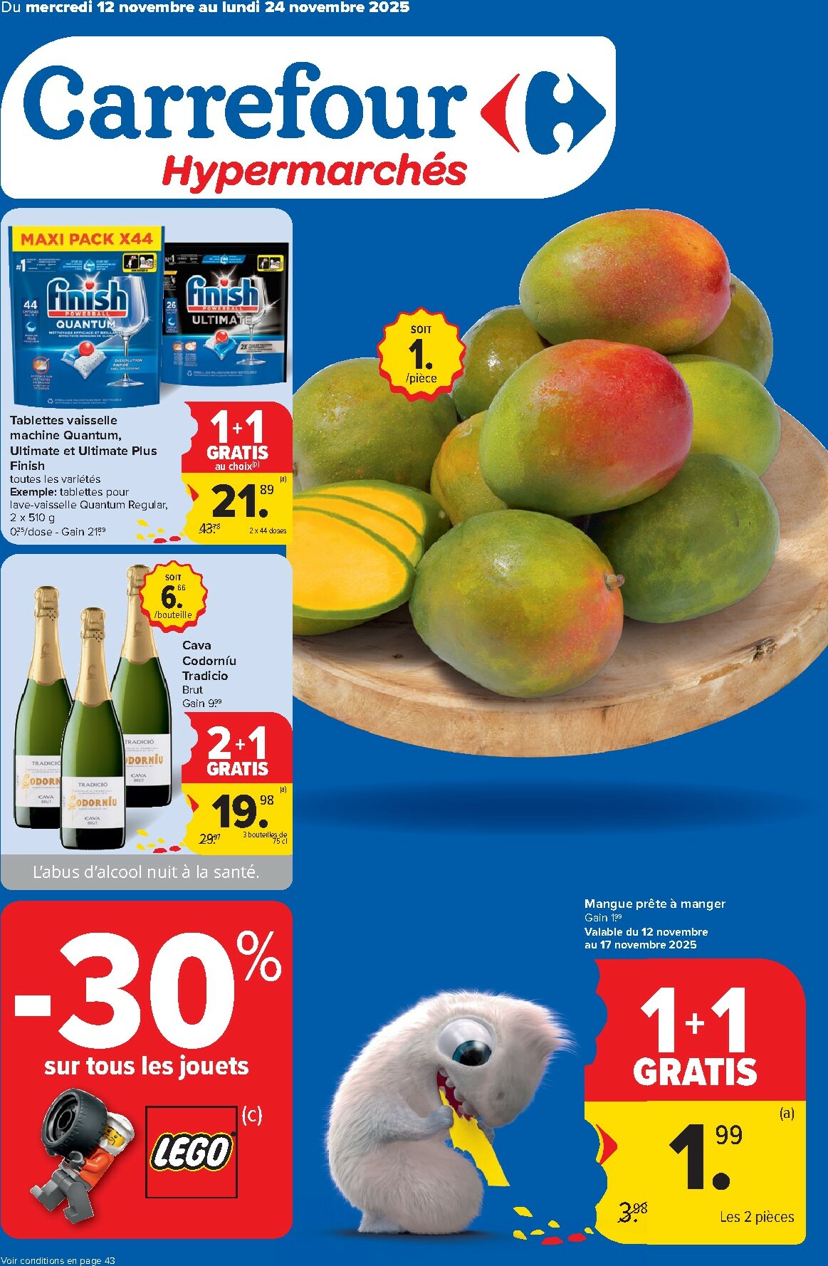 De Carrefour Hypermarchés folder geldig vanaf 12/11 t/m 24/11