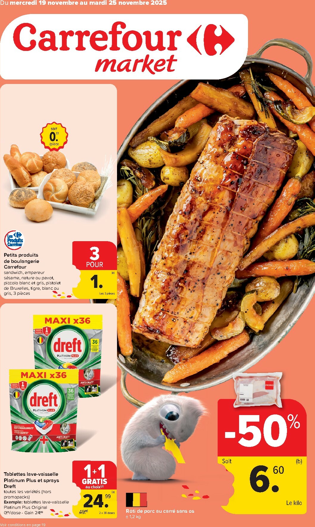 De Carrefour Market folder geldig vanaf 19/11 t/m 25/11