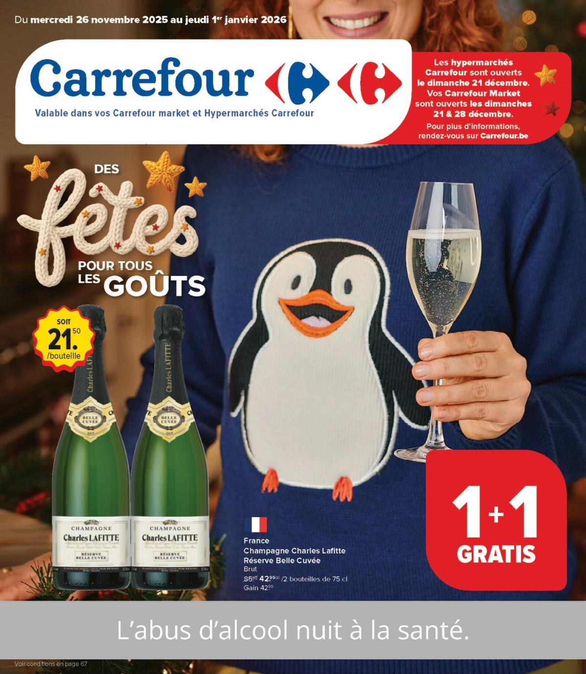 De Carrefour folder geldig vanaf 26/11 t/m 01/01