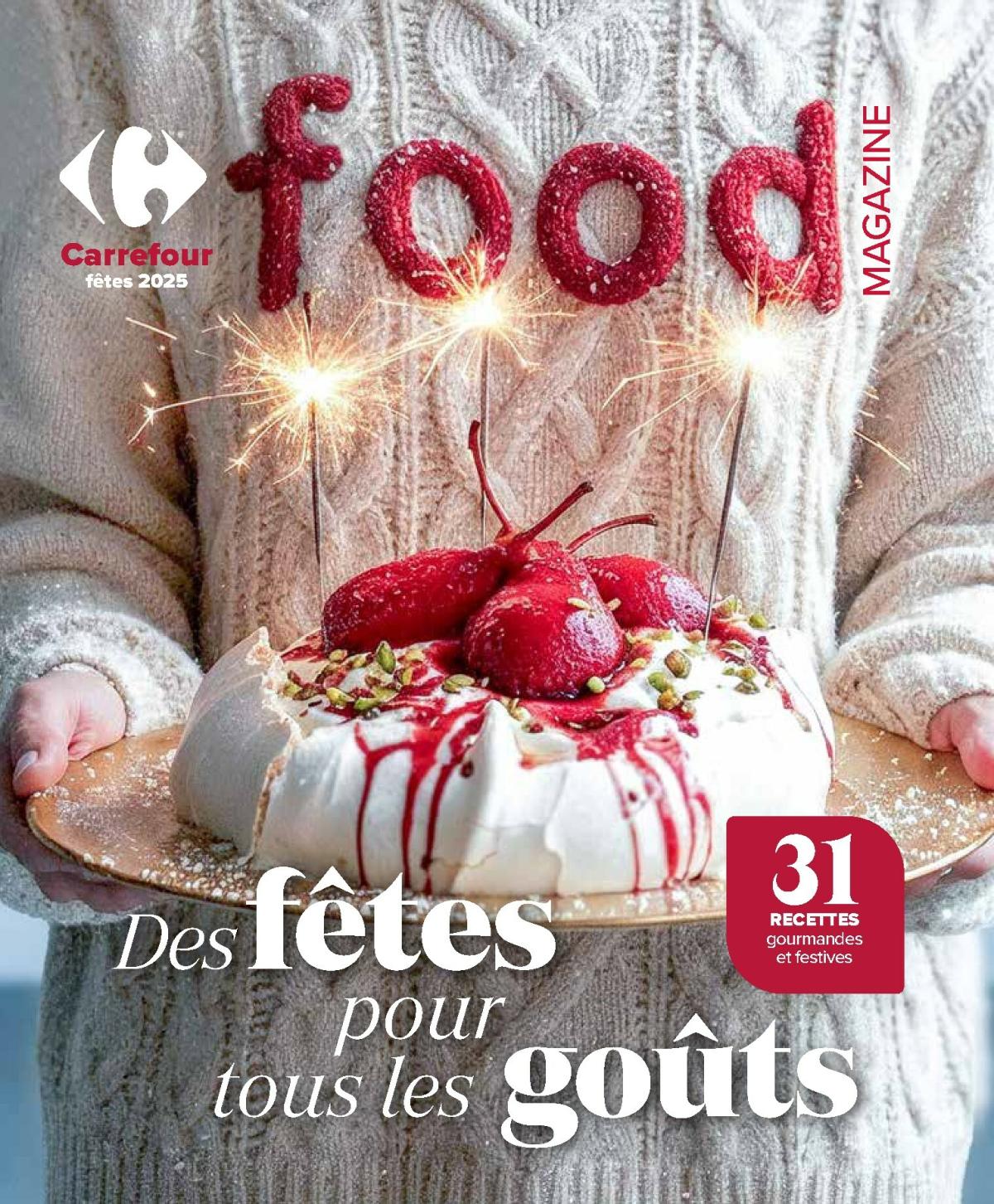 De Carrefour - Food Magazine folder geldig vanaf 21/11 t/m 15/01