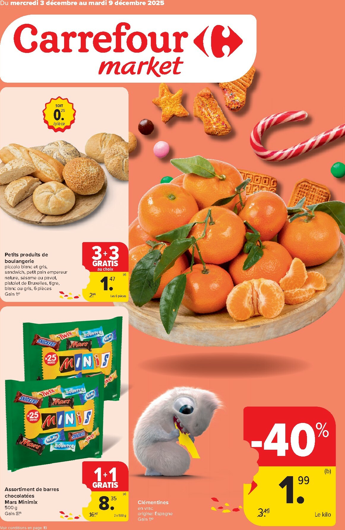 De Carrefour Market folder geldig vanaf 03/12 t/m 09/12