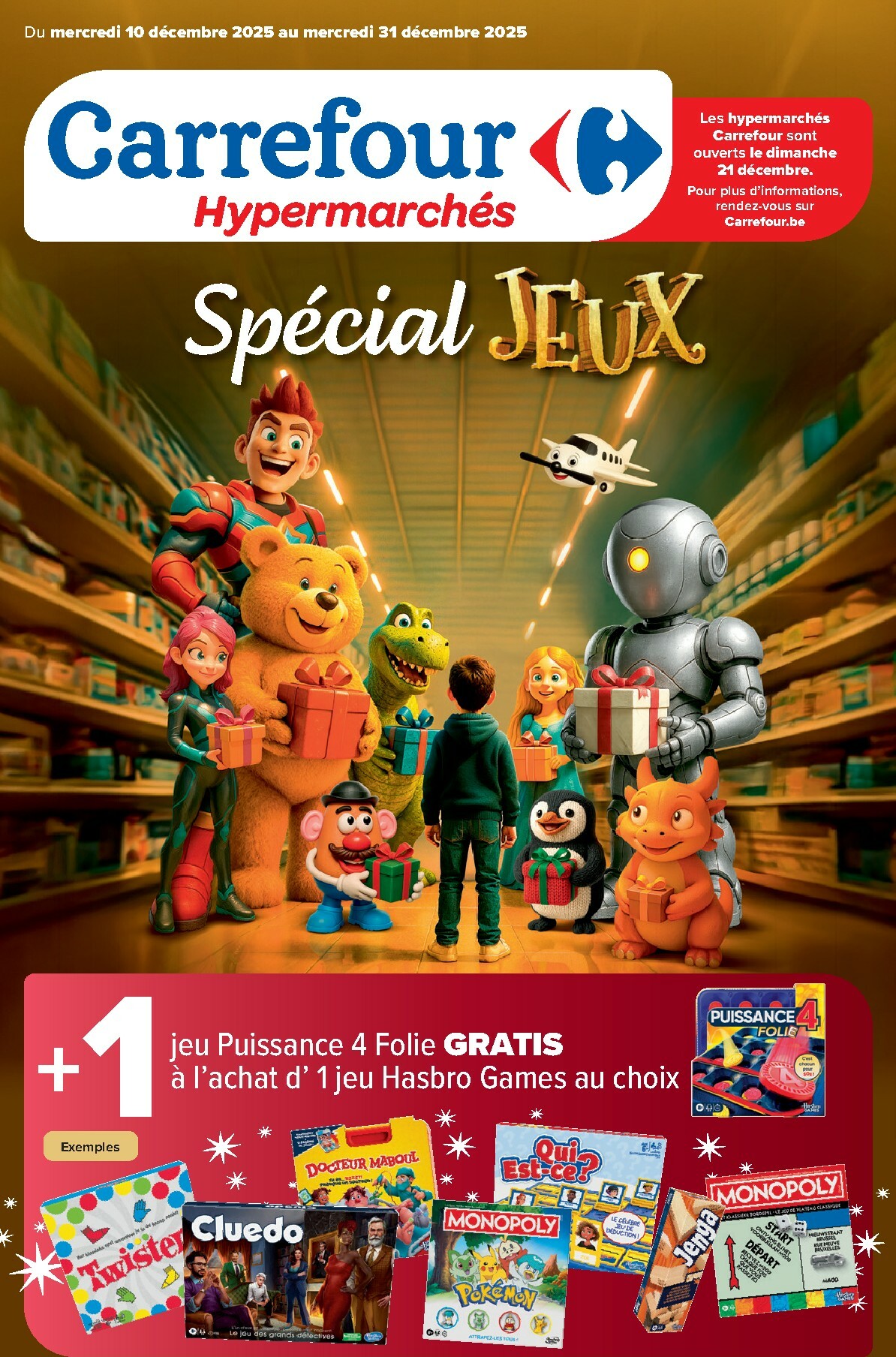 De Carrefour Hypermarchés- Special Jeaux folder geldig vanaf 10/12 t/m 31/12