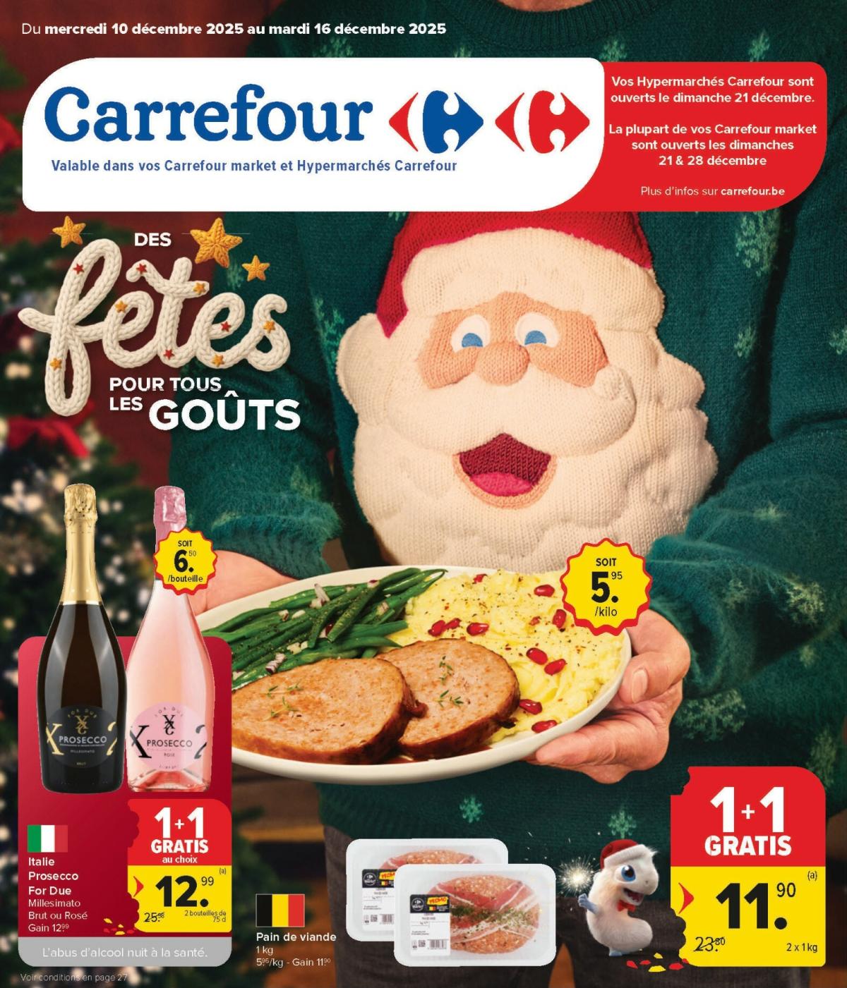 De Carrefour folder geldig vanaf 10/12 t/m 16/12