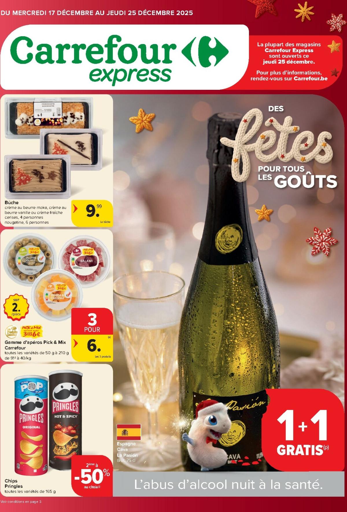 De Carrefour Express folder geldig vanaf 17/12 t/m 25/12