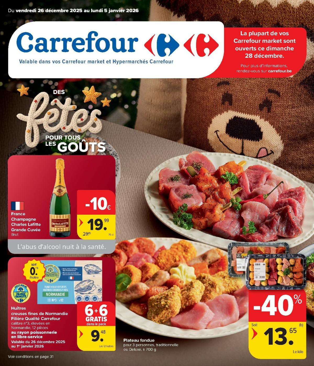 De Carrefour folder geldig vanaf 26/12 t/m 05/01