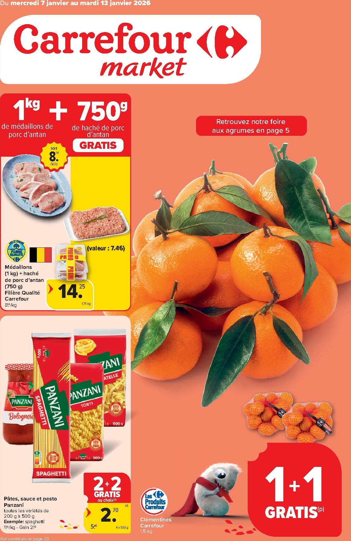 De Carrefour folder geldig vanaf 07/01 t/m 13/01