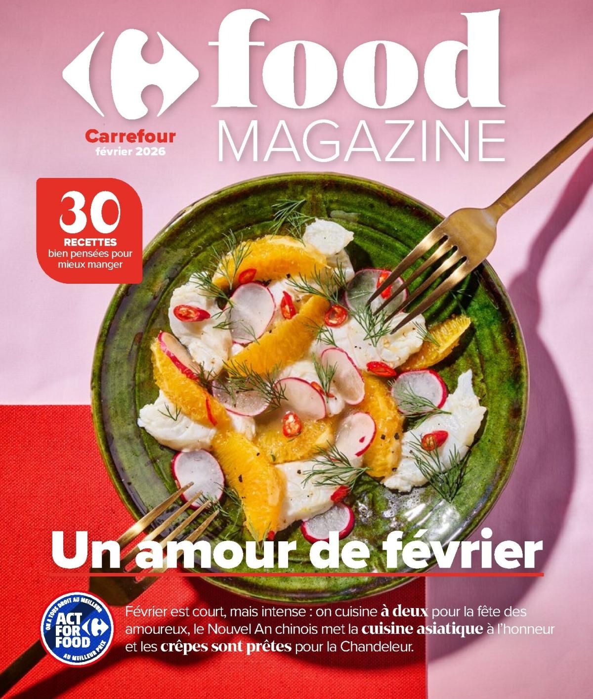 De Carrefour - Food Magazine folder geldig vanaf 22/01 t/m 19/03