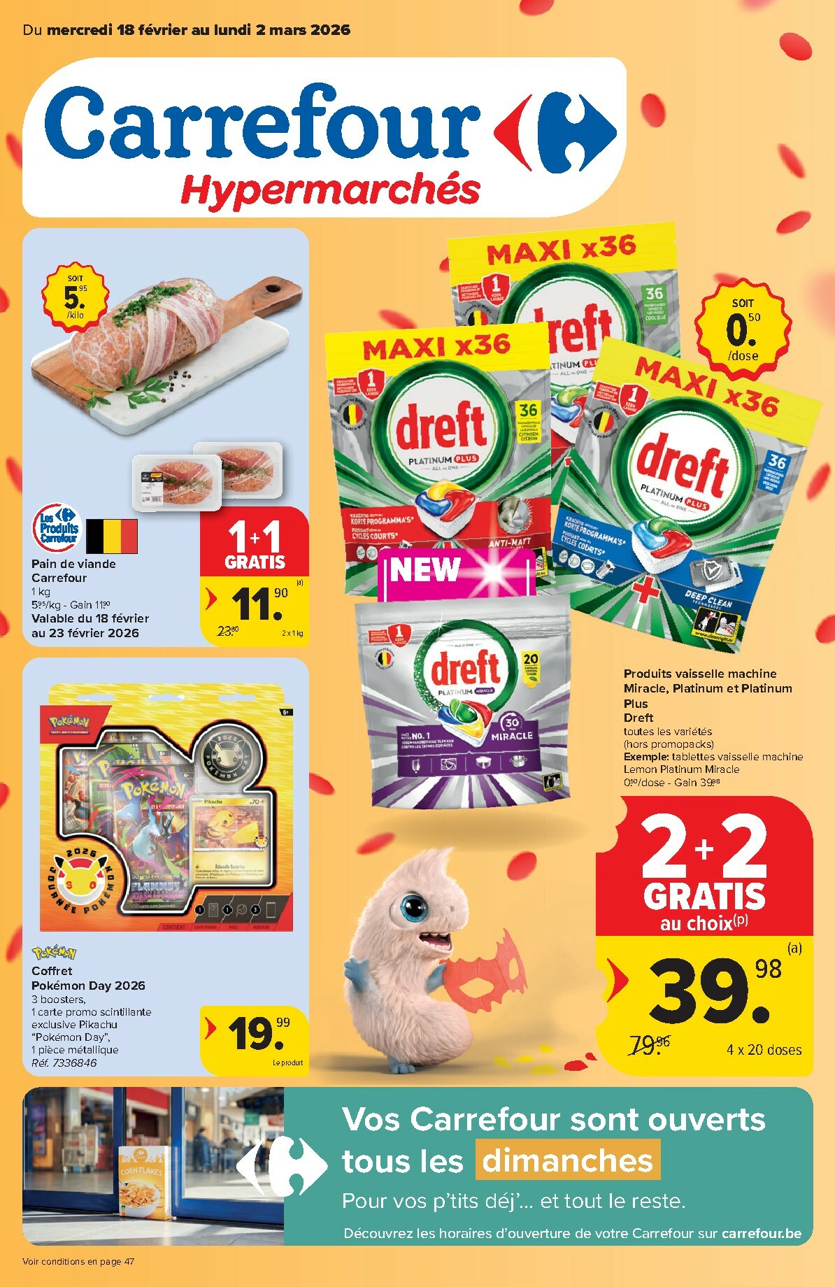 De Carrefour Hypermarchés folder geldig vanaf 18/02/2026 t/m 02/03/2026