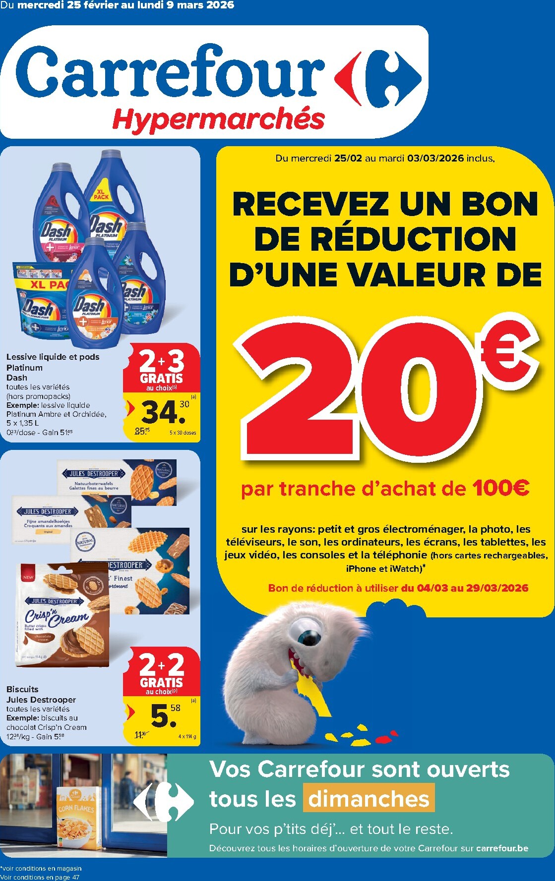 De Carrefour Hypermarchés folder geldig vanaf 25/02/2026 t/m 09/03/2026