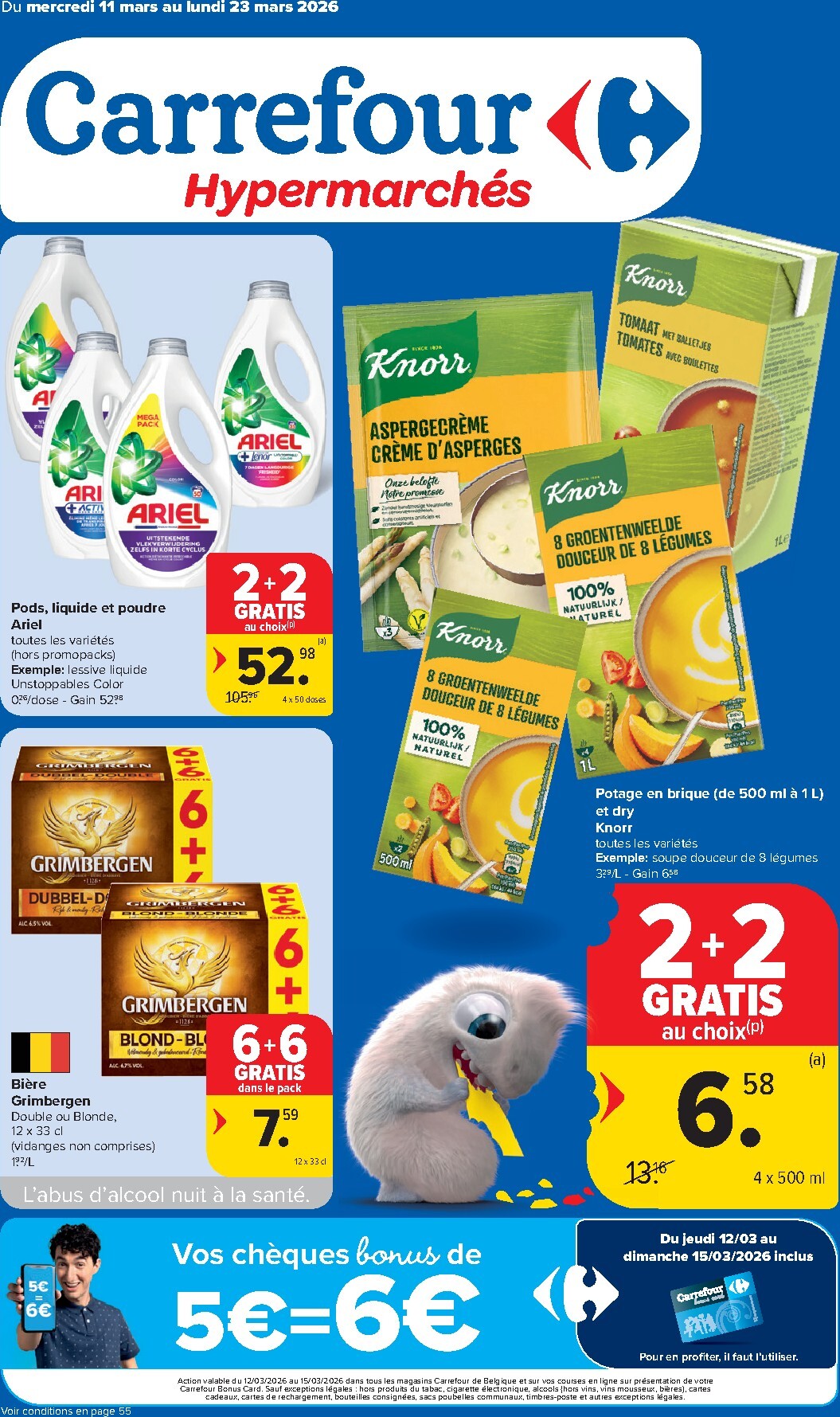 De Carrefour Hypermarchés folder geldig vanaf 11/03/2026 t/m 23/03/2026