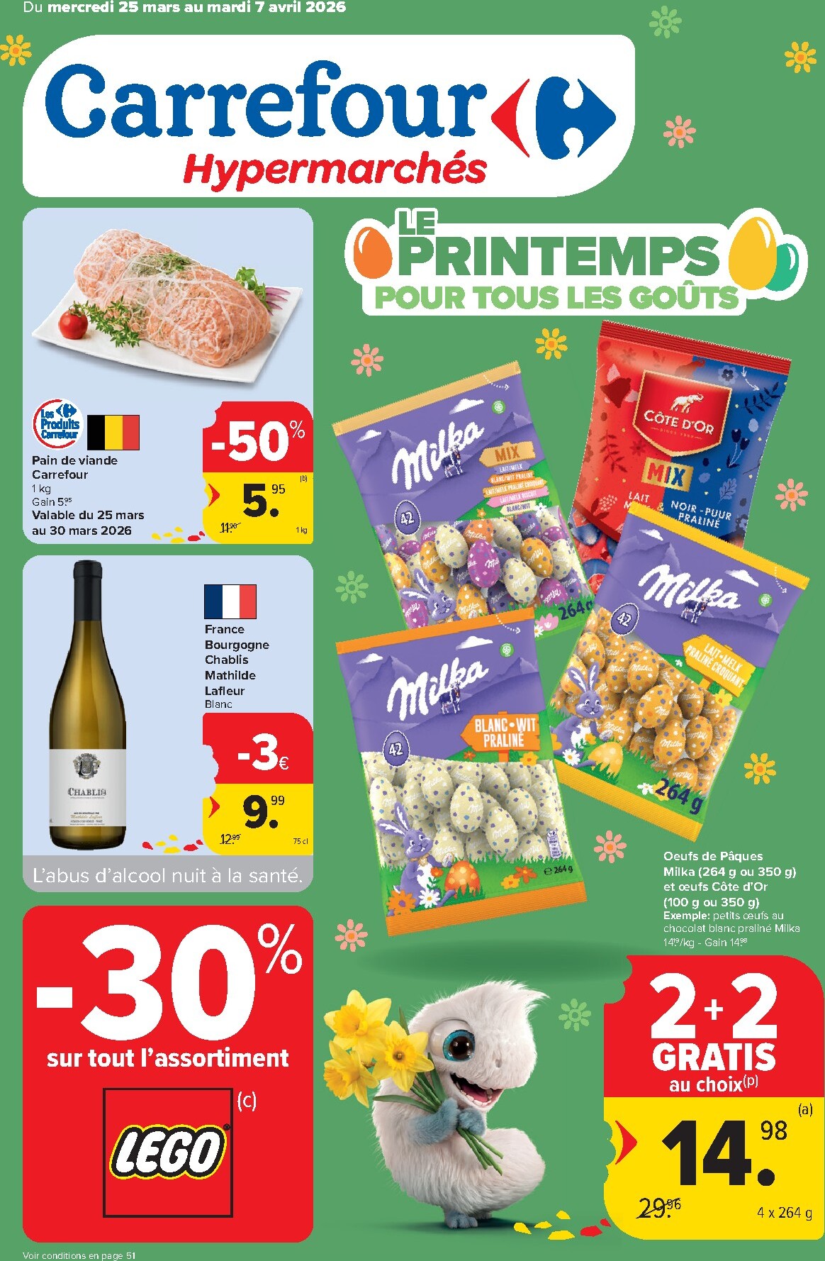 De Carrefour Hypermarchés folder geldig vanaf 25/03/2026 t/m 07/04/2026
