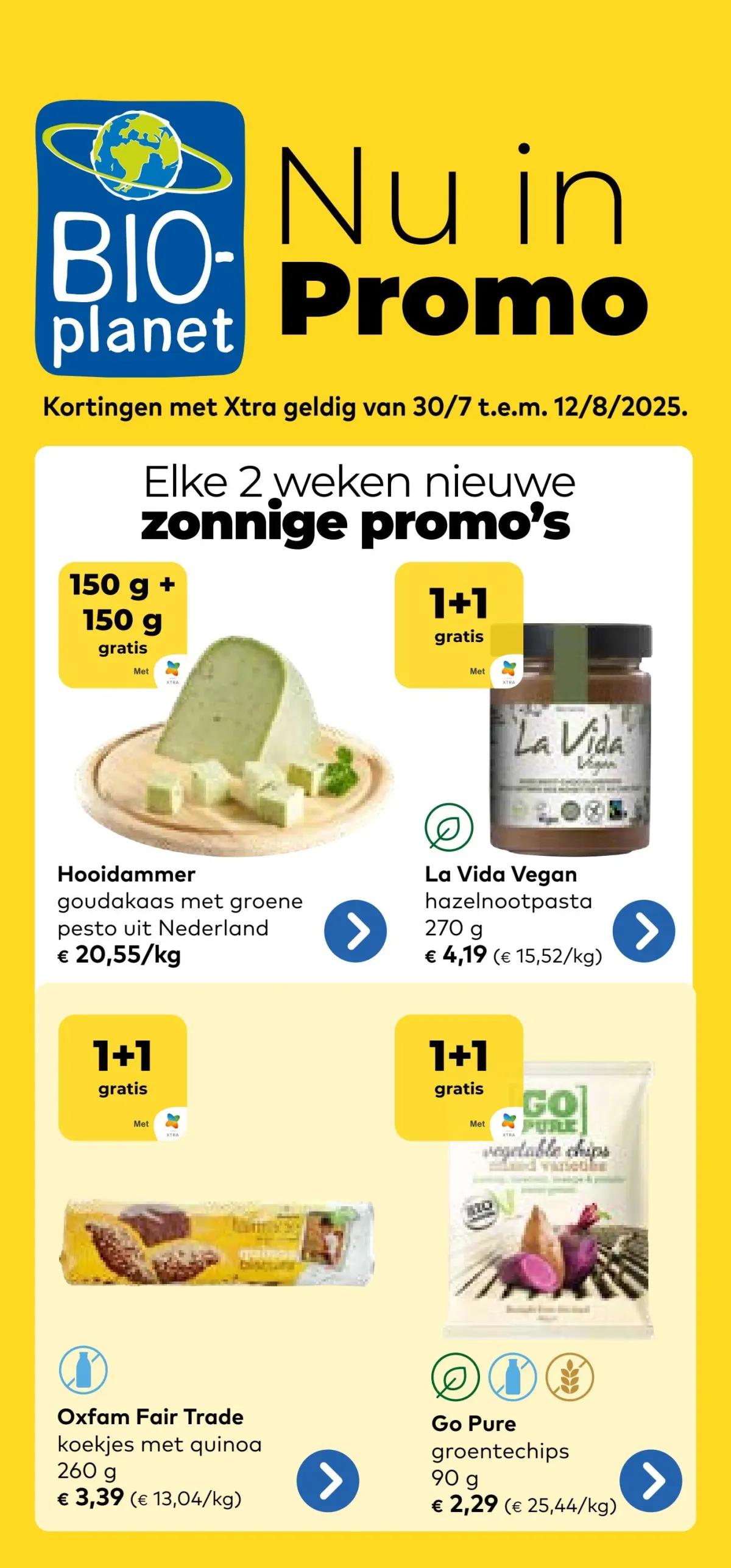 Bio-Planet folder geldig vanaf 30/07 - 12/08