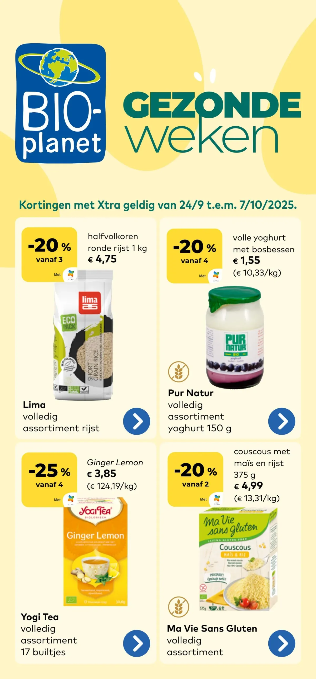 Bio-Planet folder geldig vanaf 24/09 - 07/10