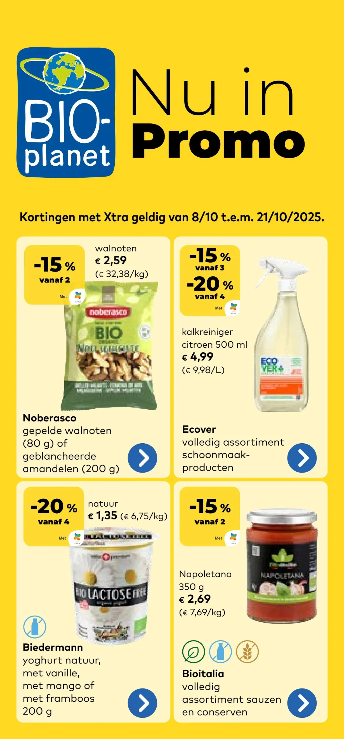 Bio-Planet folder geldig vanaf 08/10 - 21/10