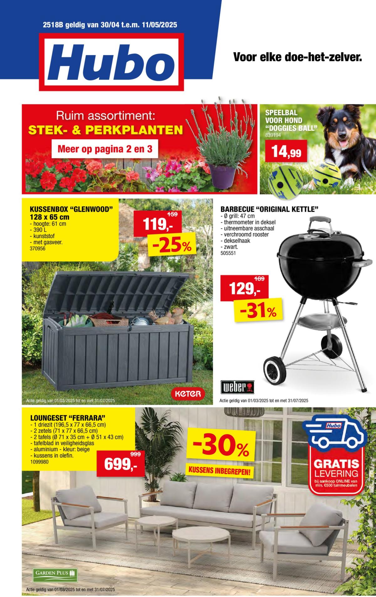 Hubo folder geldig vanaf 30/04 - 11/05