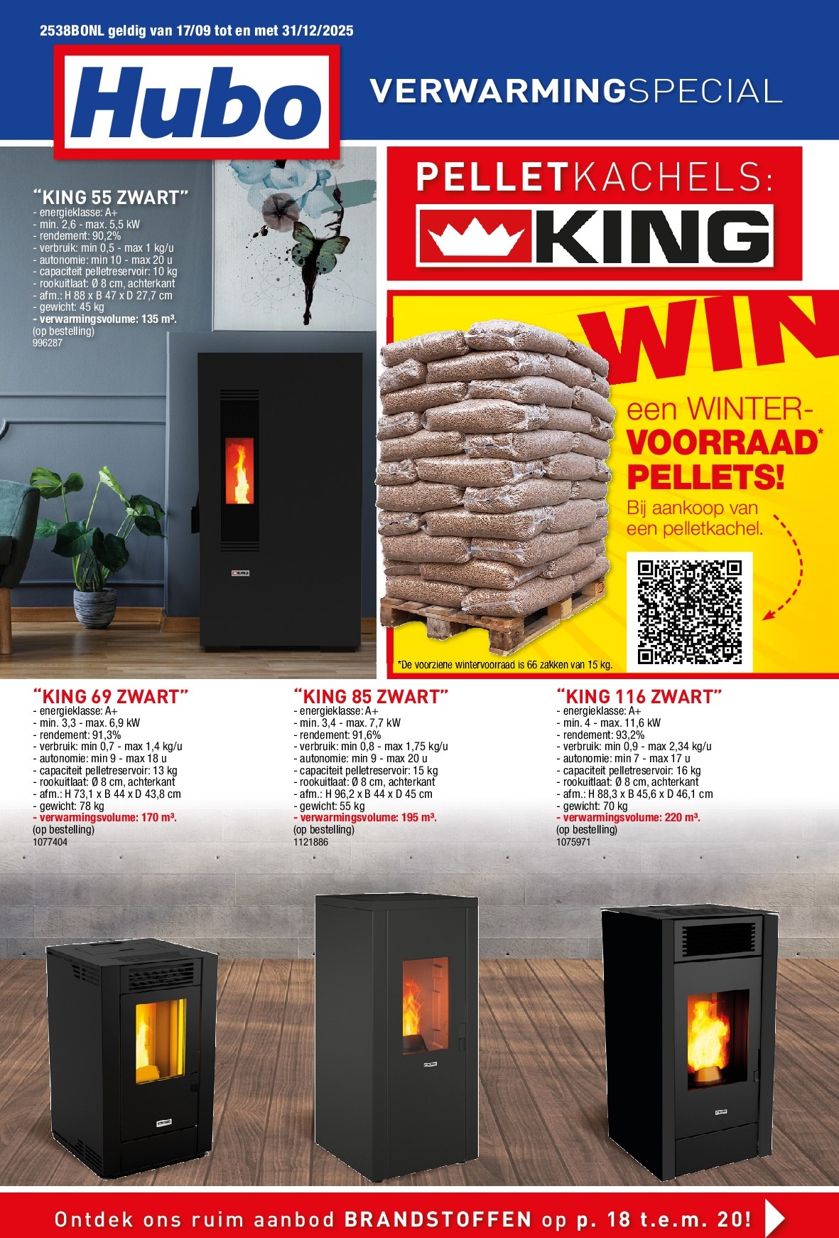 Hubo - Verwarmingspecial folder geldig vanaf 17/09 - 31/12