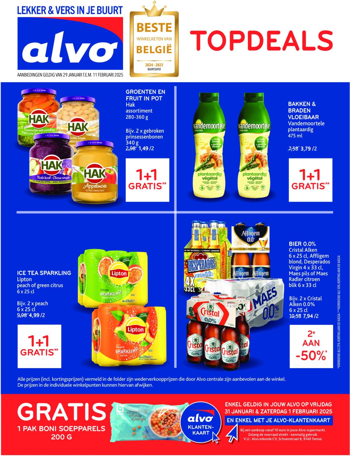 Alvo folder geldig vanaf 29/01 - 11/02