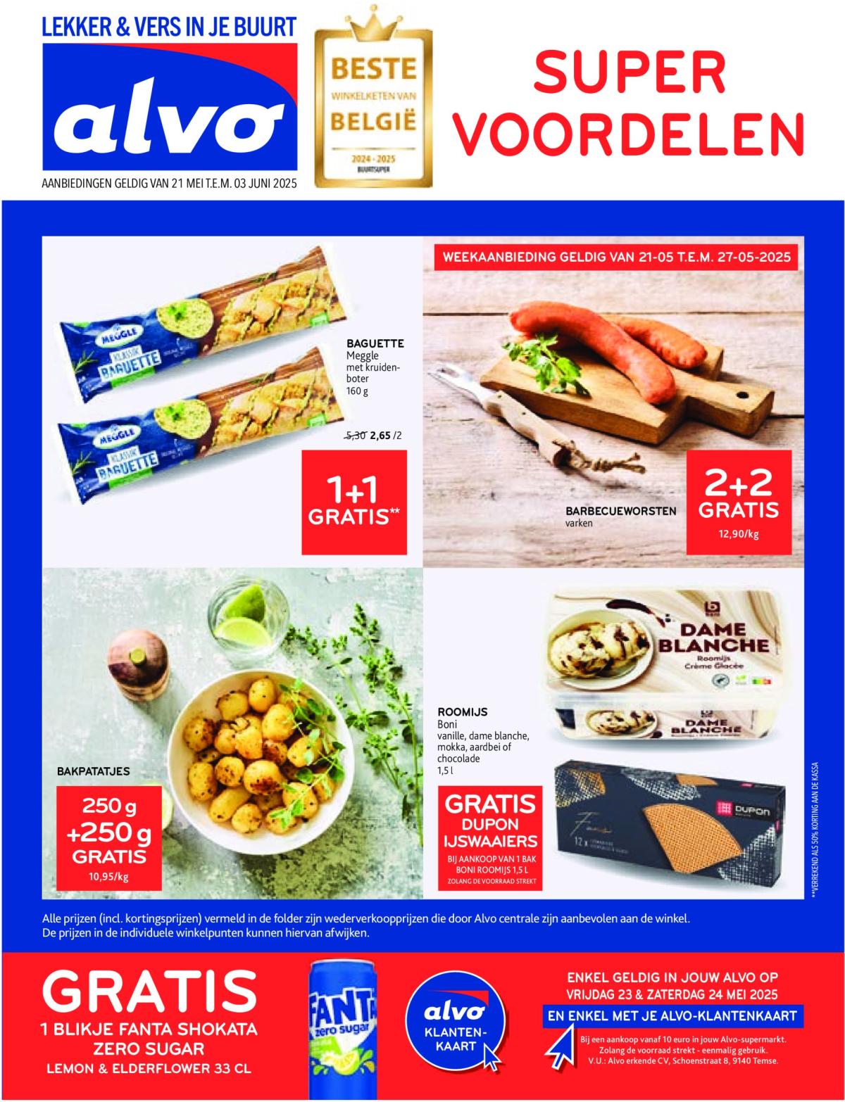 Alvo folder geldig vanaf 21/05 - 03/06