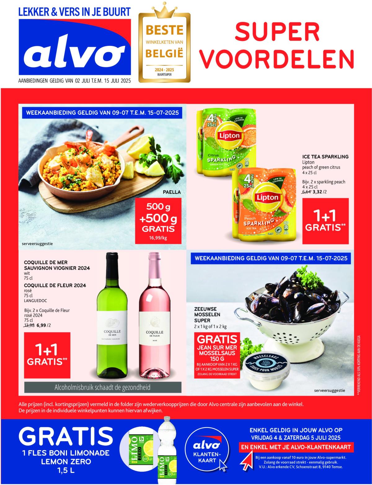 Alvo folder geldig vanaf 02/07 - 15/07