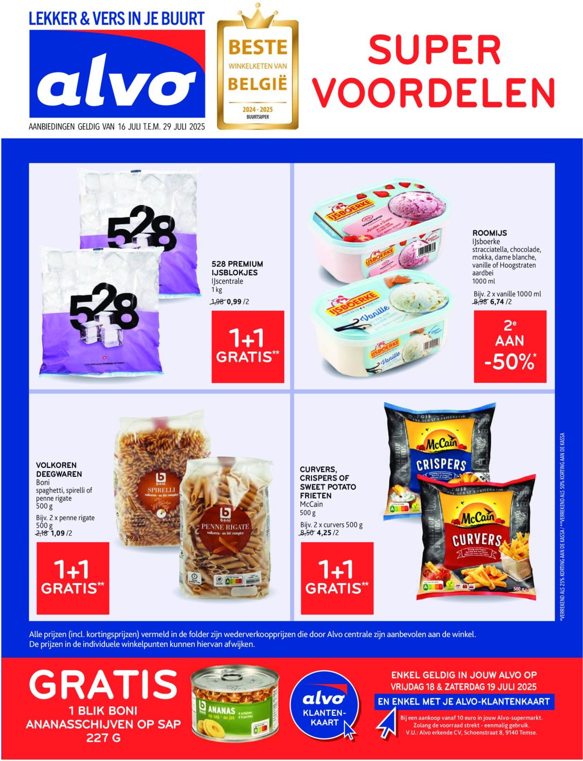 Alvo folder geldig vanaf 16/07 - 29/07