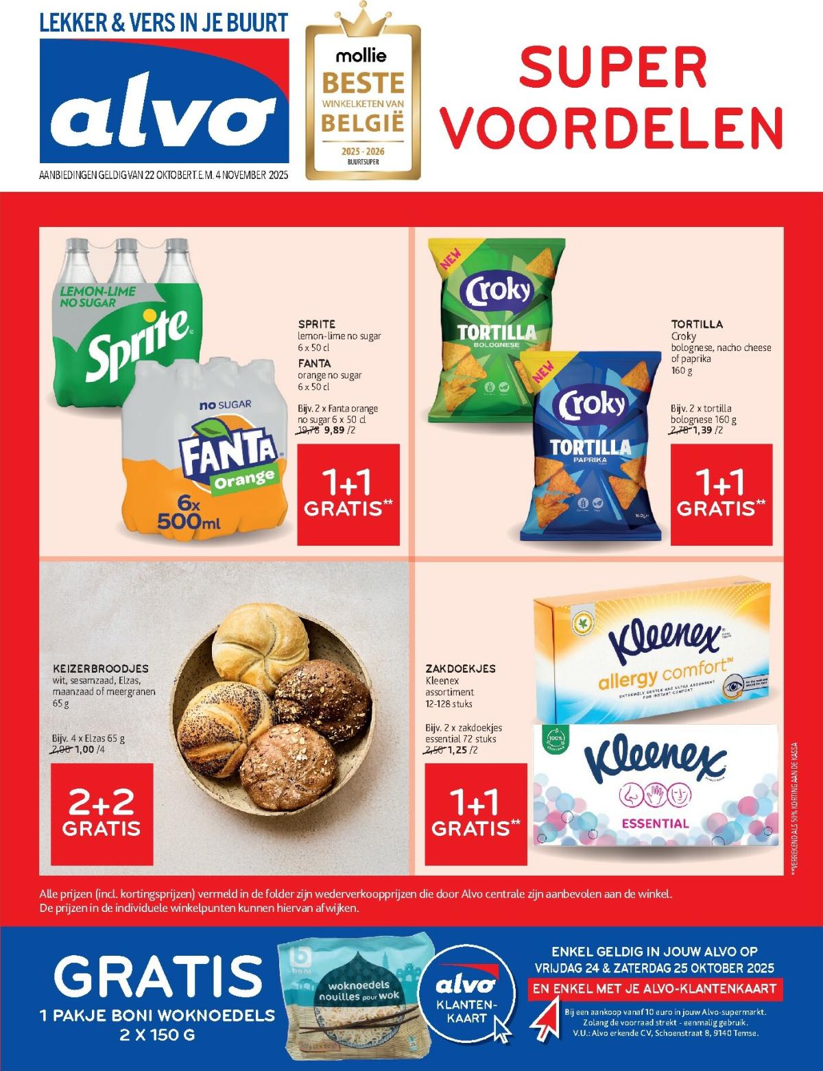 De Alvo folder geldig vanaf 22/10 t/m 04/11