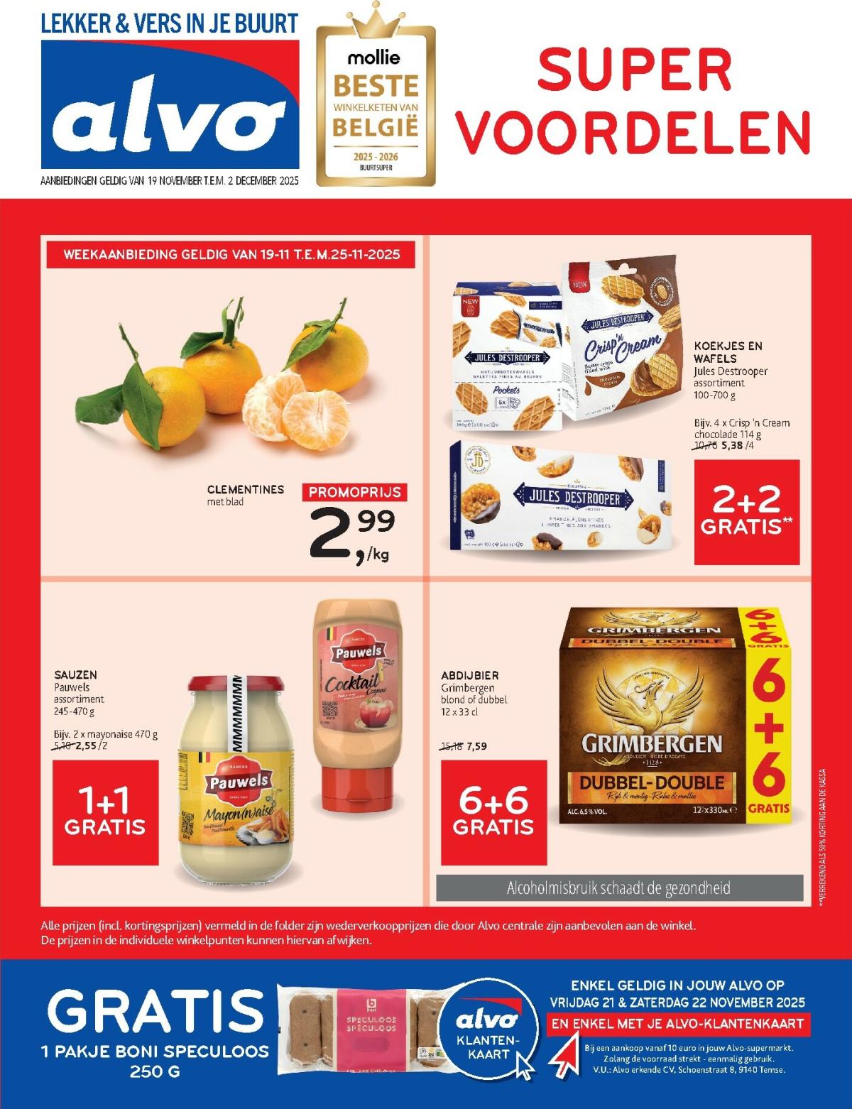 De Alvo folder geldig vanaf 19/11 t/m 02/12