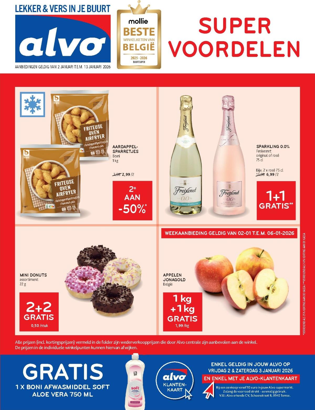 De Alvo folder geldig vanaf 02/01 t/m 13/01