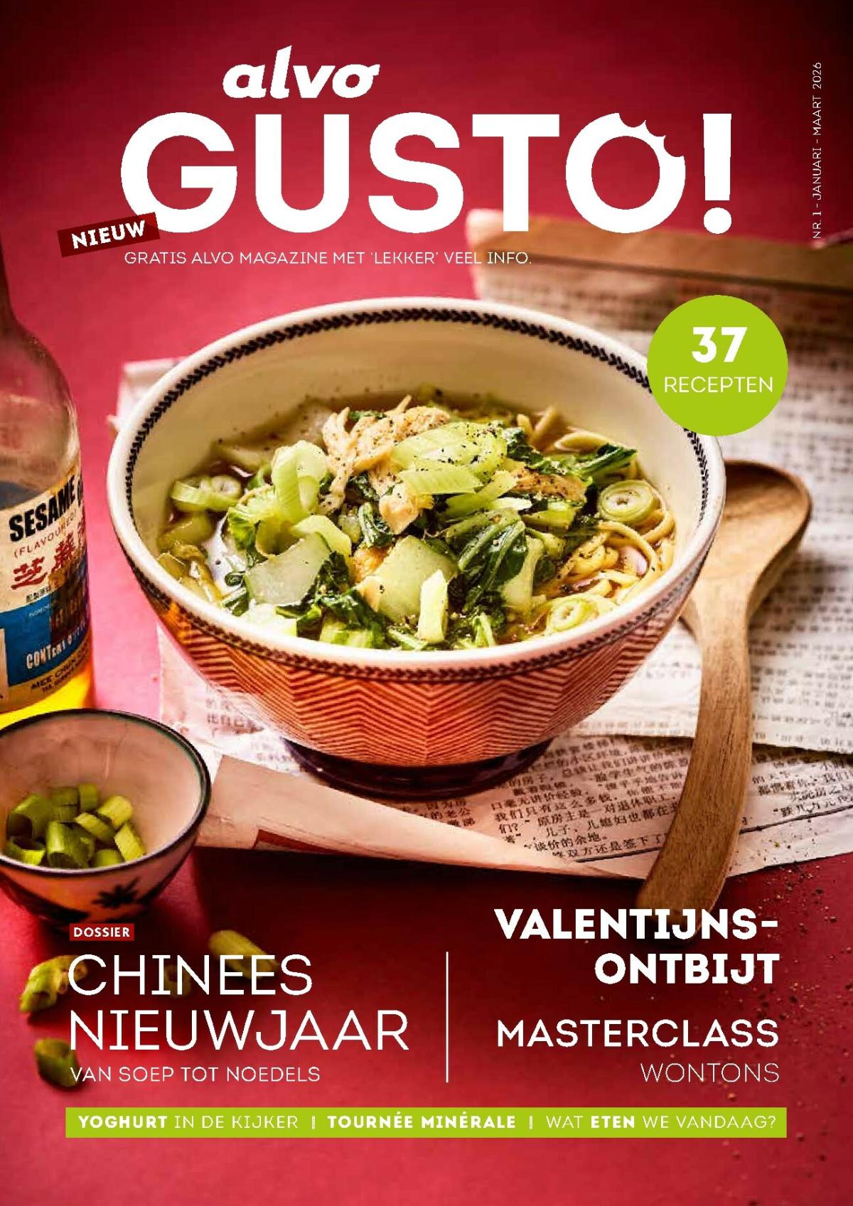 De Alvo - Gusto folder geldig vanaf 01/01 t/m 31/03