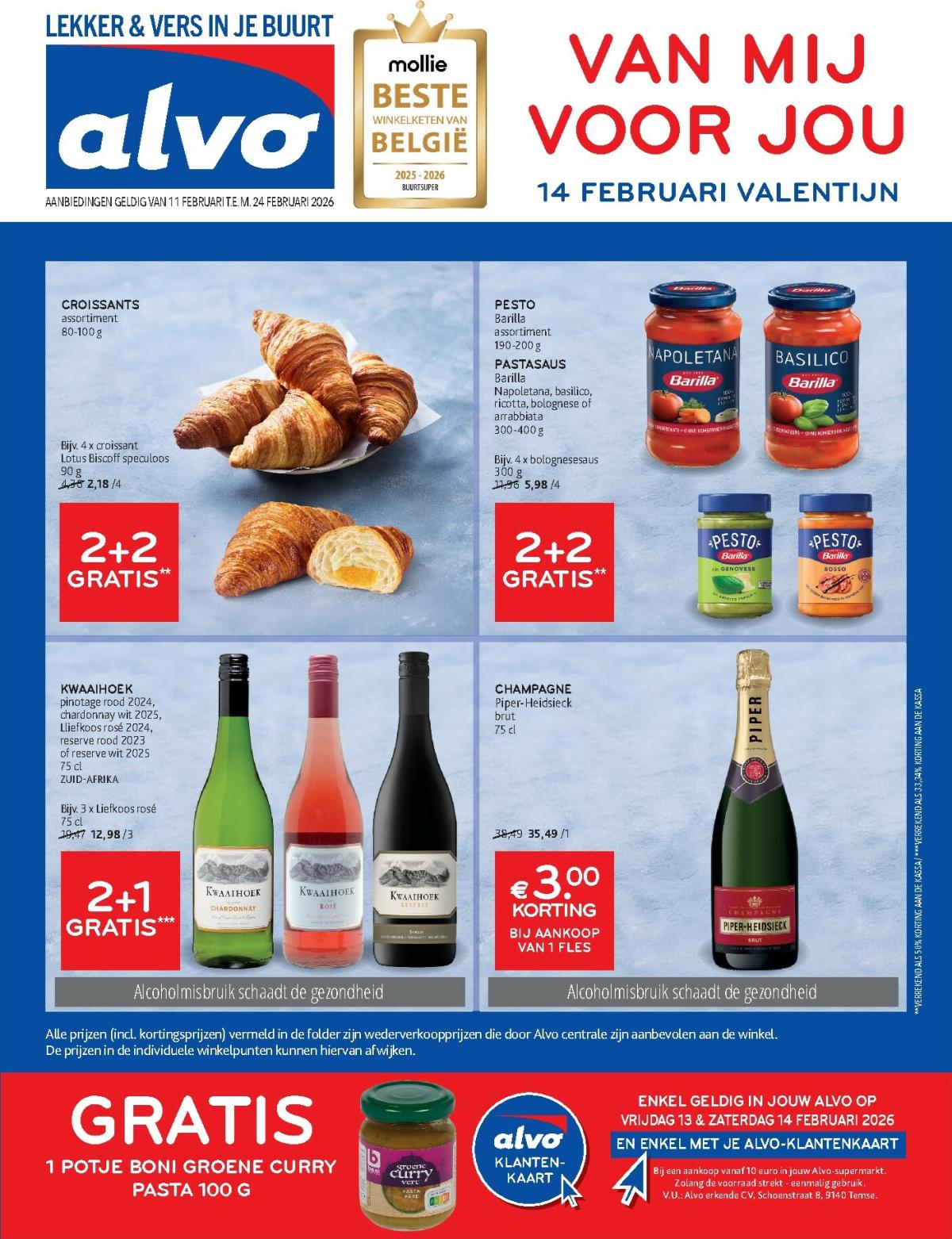 De Alvo folder geldig vanaf 11/02/2026 t/m 24/02/2026