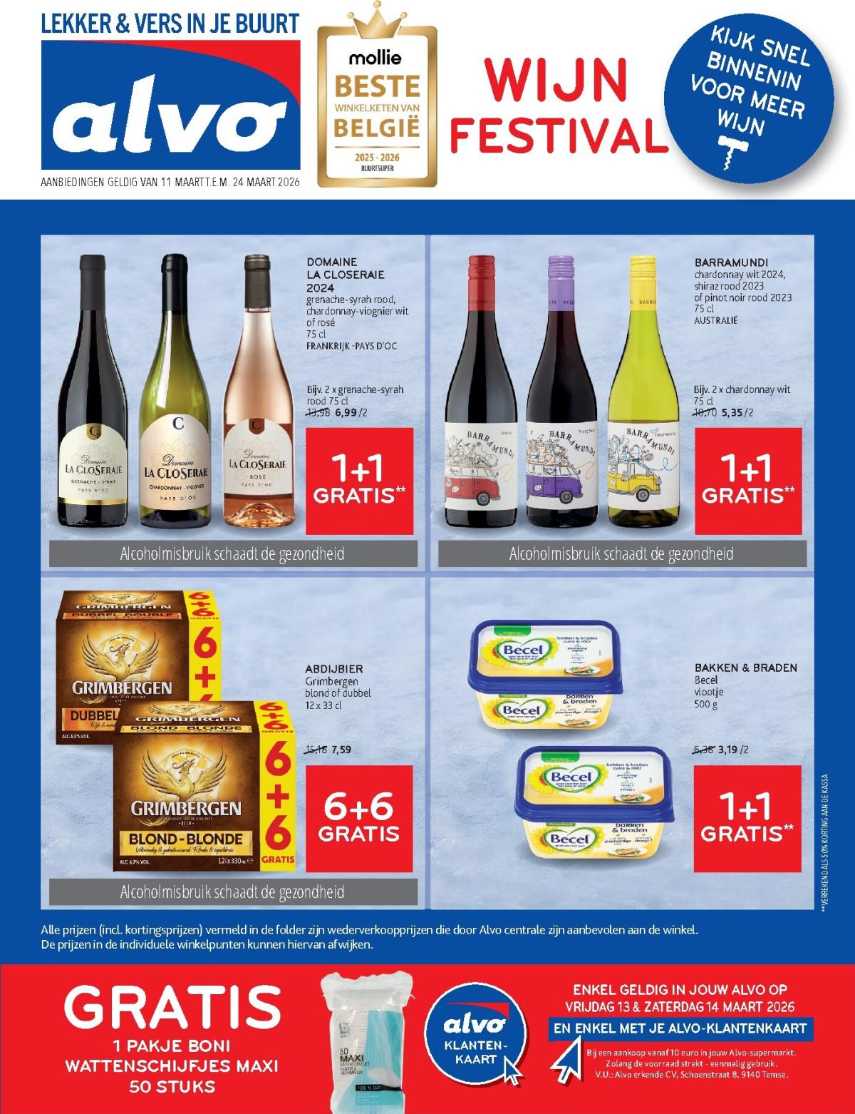 De Alvo folder geldig vanaf 11/03/2026 t/m 24/03/2026