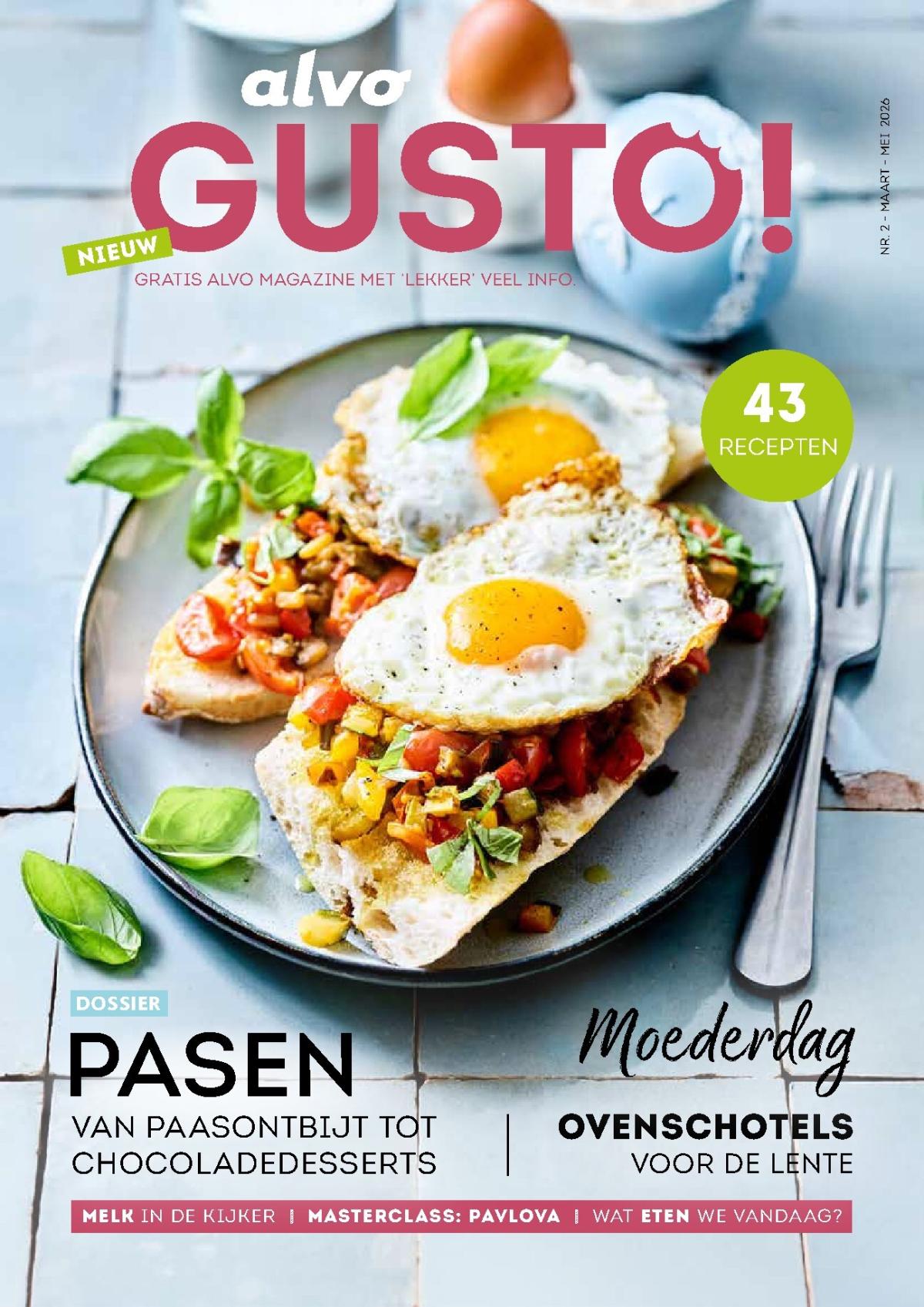 De Alvo - Gusto folder geldig vanaf 25/03/2026 t/m 31/05/2026