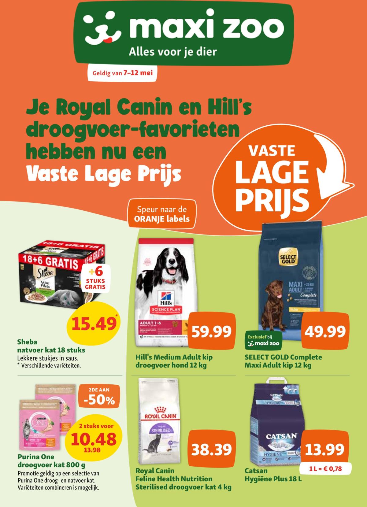 Maxizoo folder geldig vanaf 07/05 - 12/05